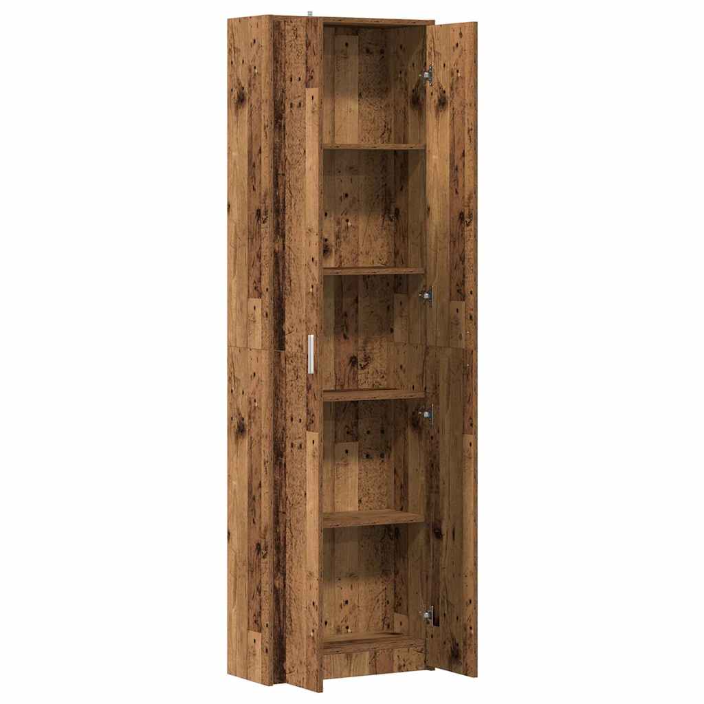 Hallway Wardrobe Old Wood 55x25x189 cm Engineered Wood