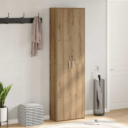 Hallway Wardrobe Artisan Oak 55x25x189 cm Engineered Wood