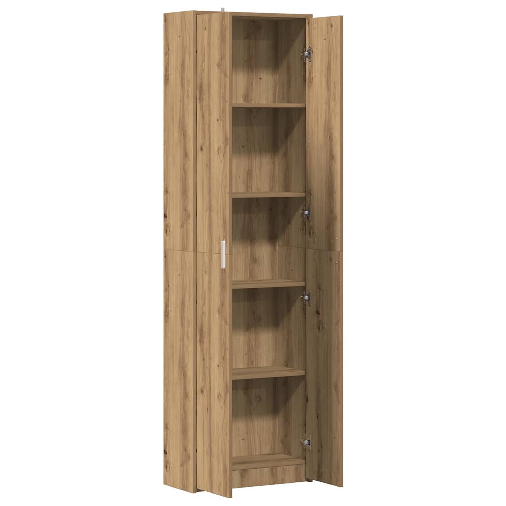 Hallway Wardrobe Artisan Oak 55x25x189 cm Engineered Wood