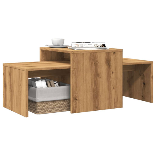 Coffee Table Artisan Oak 100x48x40 cm Engineered Wood