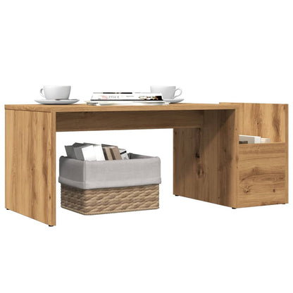 Coffee Table Artisian Oak 90x45x35 cm Engineered Wood