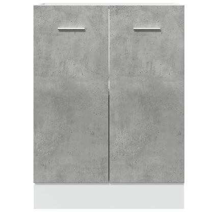 Bottom Cabinet Concrete Grey 60x46x81.5 cm Engineered Wood