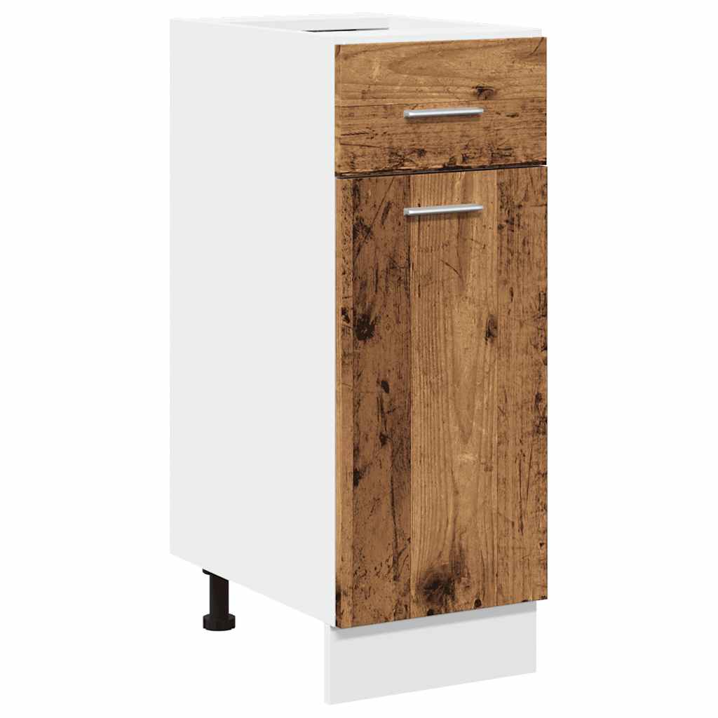 Drawer Bottom Cabinet Old Wood 30x46x81.5 cm Engineered Wood