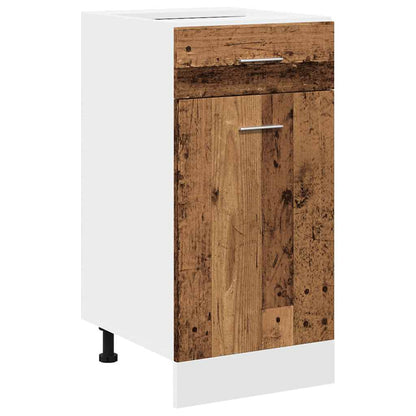 Drawer Bottom Cabinet Old Wood 40x46x81.5 cm Engineered Wood