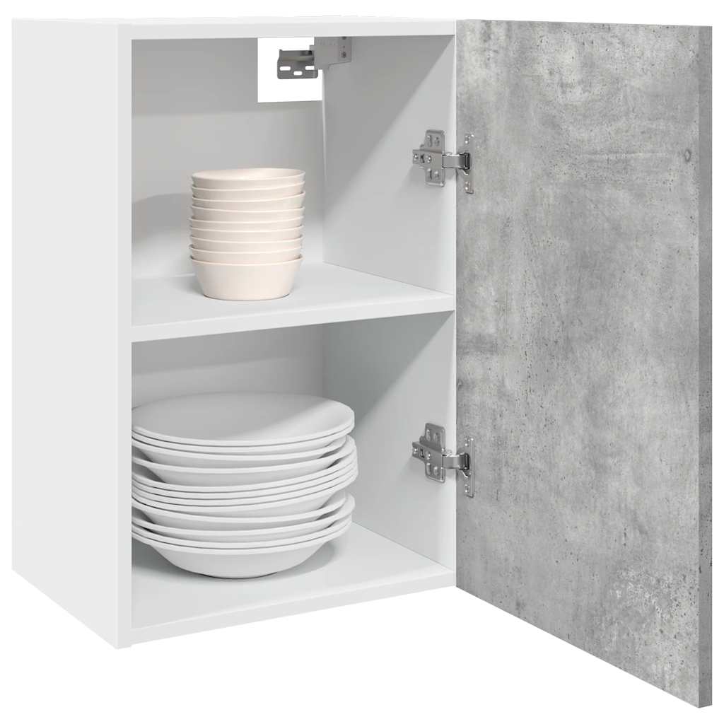 Hanging Cabinet Concrete Grey 40x31x60 cm Engineered Wood