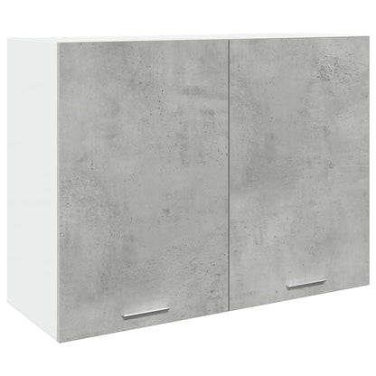 Hanging Cabinet Concrete Grey 80x31x60 cm Engineered Wood