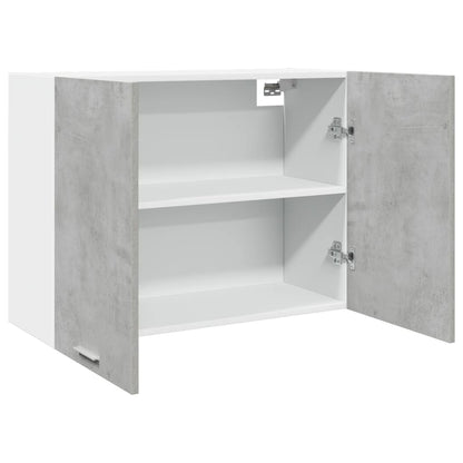 Hanging Cabinet Concrete Grey 80x31x60 cm Engineered Wood