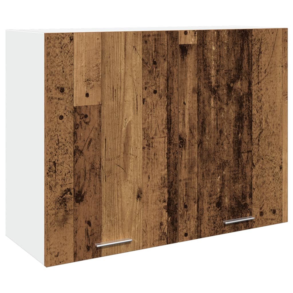 Hanging Cabinet Old Wood 80x31x60 cm Engineered Wood