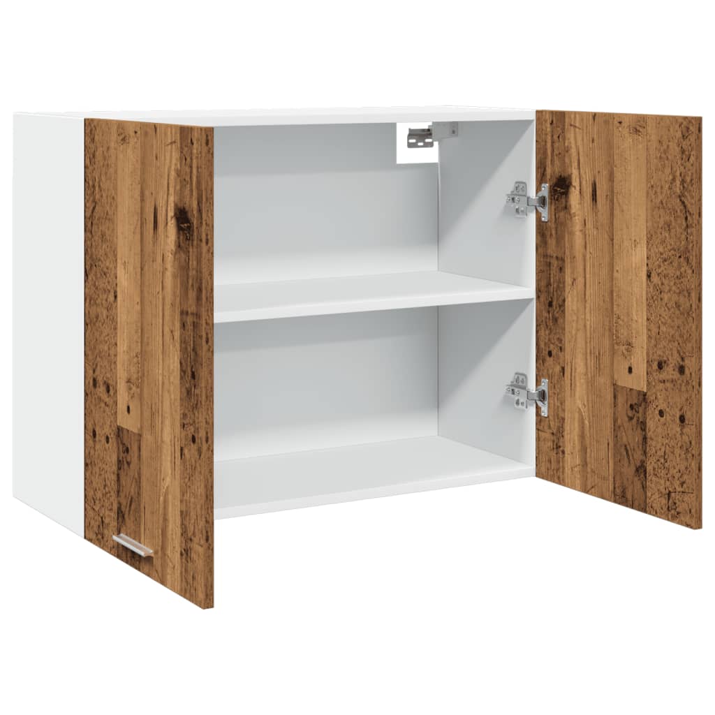 Hanging Cabinet Old Wood 80x31x60 cm Engineered Wood