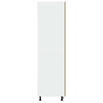 Refrigerator Cabinet Artisian Oak 60x57x207 cm Engineered Wood