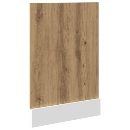 Dishwasher Panel Artisian Oak 45x3x67 cm Engineered Wood