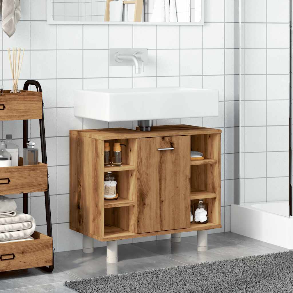 Bathroom Cabinet Artisan Oak 60x32x53.5 cm Engineered Wood