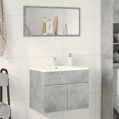 Sink Cabinet Concrete Grey 60x38.5x46 cm Engineered Wood