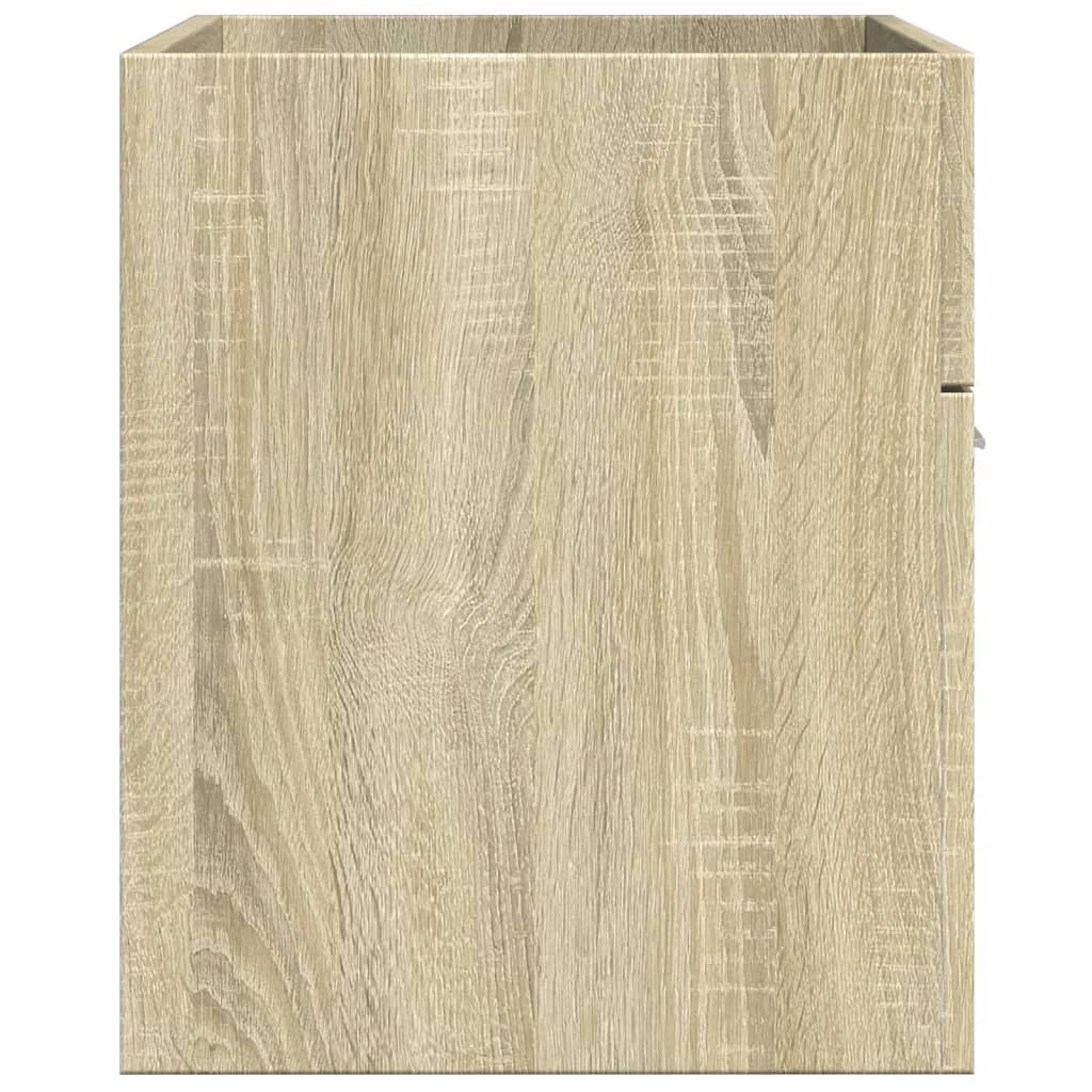 Sink Cabinet Sonoma Oak 80x38.5x46 cm Engineered Wood