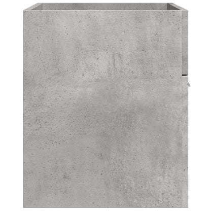 Bathroom Sink Cabinet Concrete Grey 90x38.5x46 cm Engineered Wood