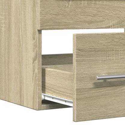 Sink Cabinet Sonoma Oak 60x38.5x48 cm Engineered Wood