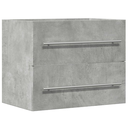 Sink Cabinet Concrete Grey 60x38.5x48 cm Engineered Wood