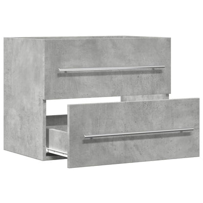 Sink Cabinet Concrete Grey 60x38.5x48 cm Engineered Wood