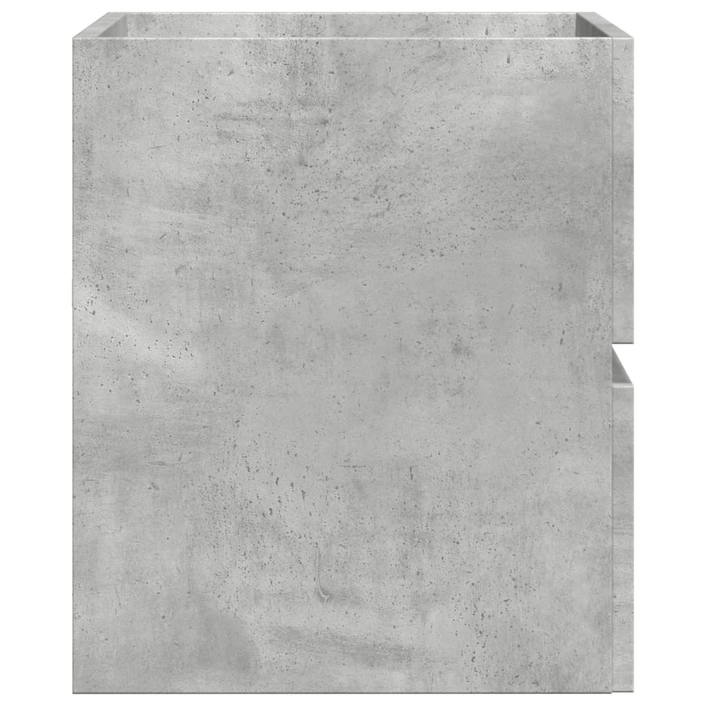 Bathroom Cabinet Concrete Grey 60x38.5x45 cm Engineered Wood