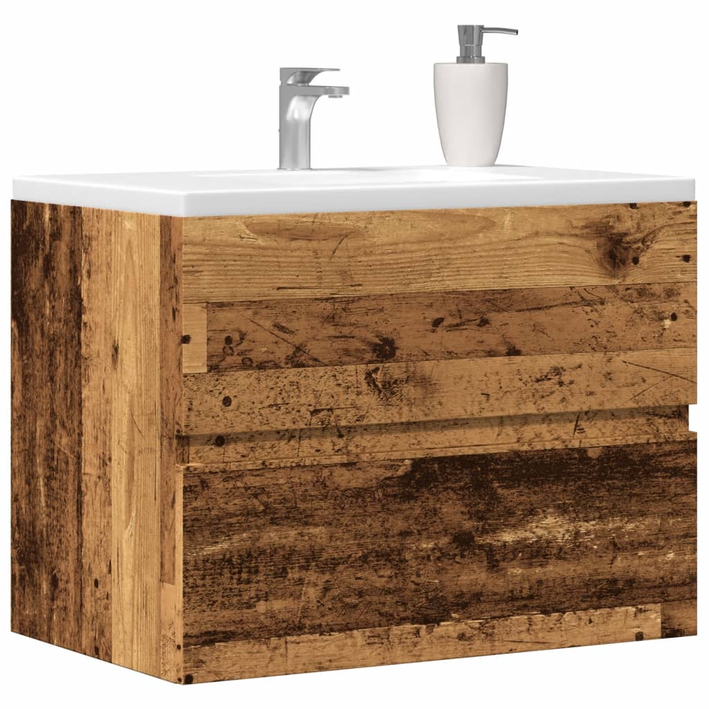 Bathroom Cabinet Old Wood 60x38.5x45 cm Engineered Wood