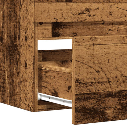 Sink Cabinet Old Wood 90x38.5x45 cm Engineered Wood