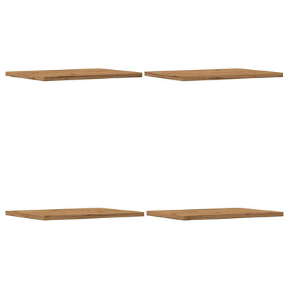 Bookshelf Boards 4 pcs Artisan Oak 40x30x1.5 cm Engineered Wood