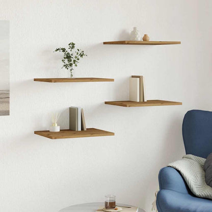 Bookshelf Boards 4 pcs Artisan Oak 40x30x1.5 cm Engineered Wood