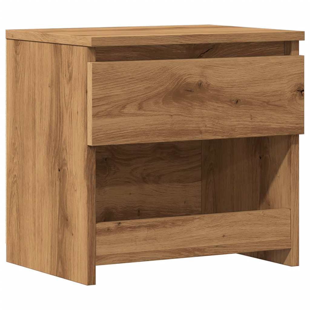 Bedside Cabinet Artisan Oak 40x30x39 cm Engineered Wood