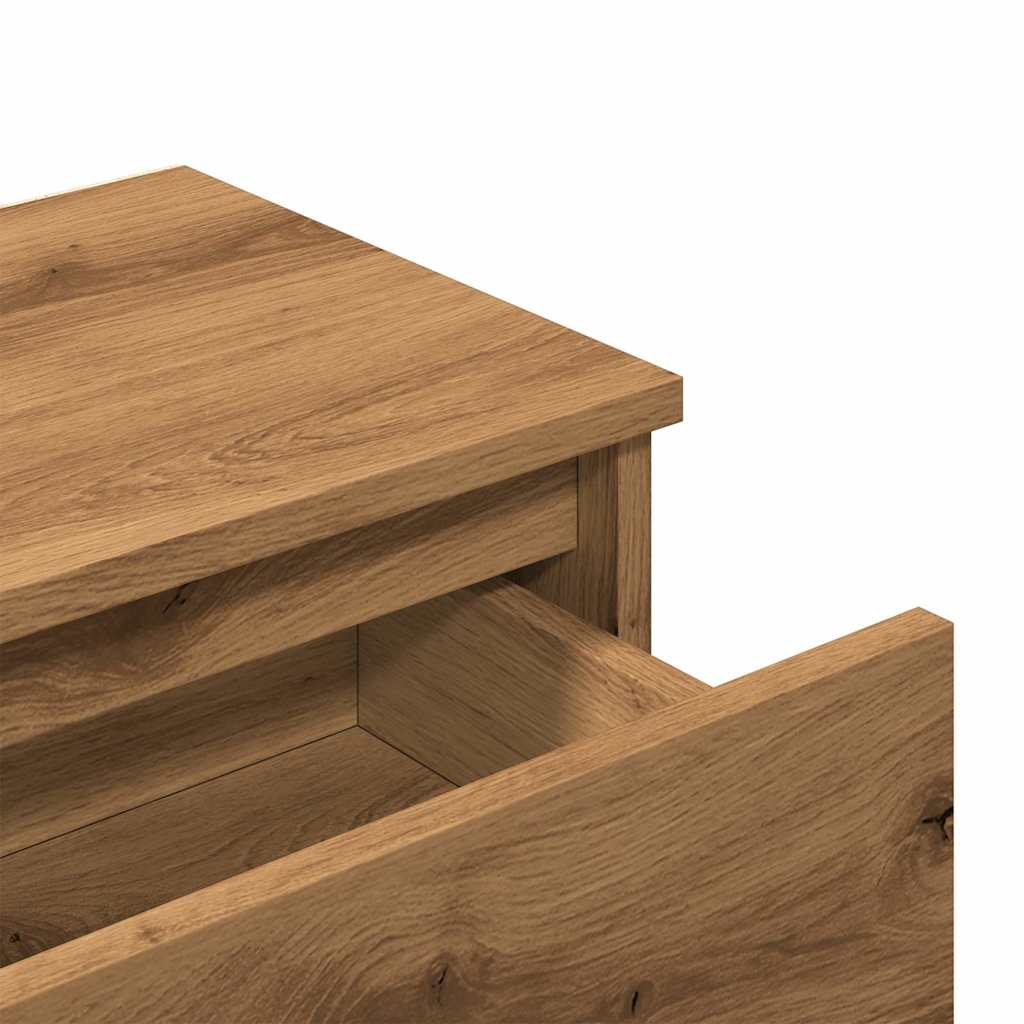 Bedside Cabinets 2 pcs Artisan Oak 40x30x39 cm Engineered Wood