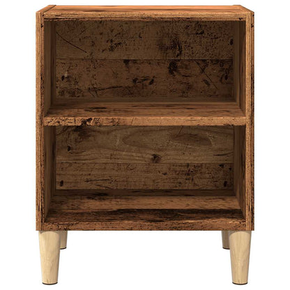 Bedside Cabinets 2 pcs Old Wood 40x30x50 cm Engineered Wood