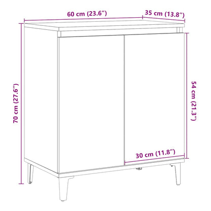 Sideboard Old Wood 60x35x70 cm Engineered Wood