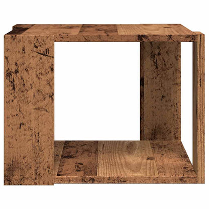 Coffee Table Old Wood 40x40x30 cm Engineered Wood