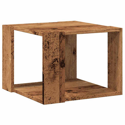 Coffee Table Old Wood 40x40x30 cm Engineered Wood