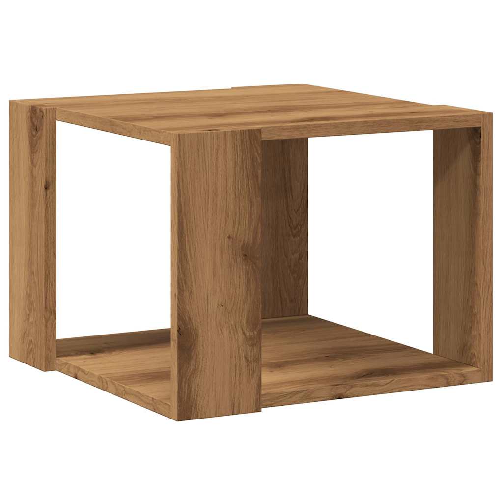 Coffee Table Artisan Oak 40x40x30 cm Engineered Wood