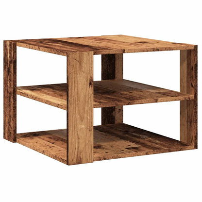 Coffee Table Old Wood 58x58x40 cm Engineered Wood