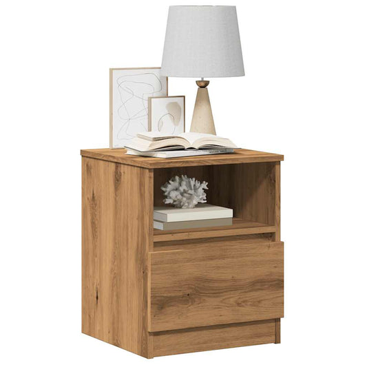 Bedside Cabinets 2 pcs Artisan Oak 40x40x50 cm Engineered Wood