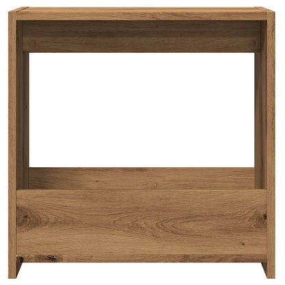 Side Table Artisan Oak 50x26x50 cm Engineered Wood