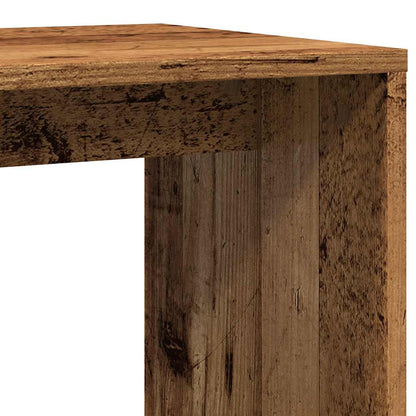 Side Table Old Wood 59x36x38 cm Engineered Wood