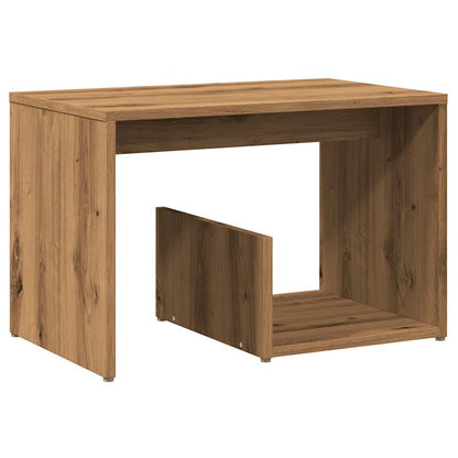 Side Table Artisan Oak 59x36x38 cm Engineered Wood