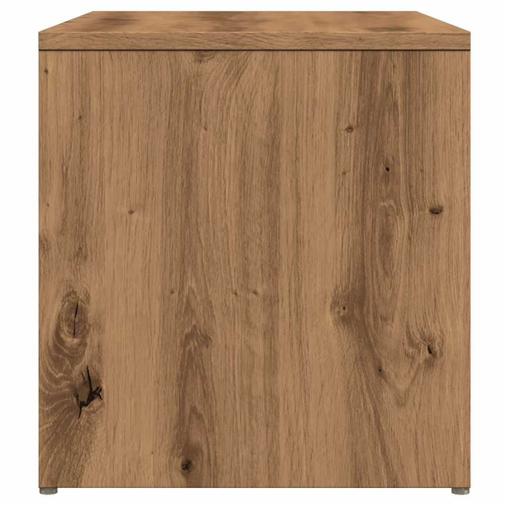 Side Table Artisan Oak 59x36x38 cm Engineered Wood