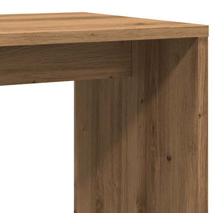 Side Table Artisan Oak 59x36x38 cm Engineered Wood