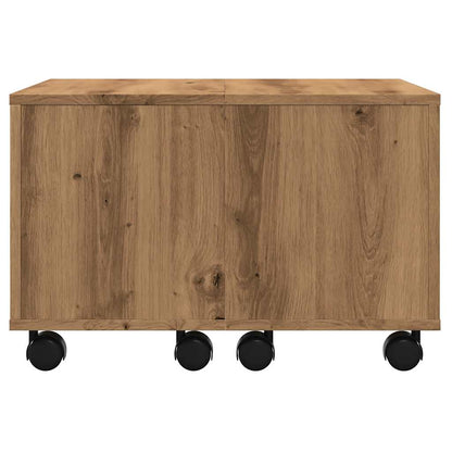 Coffee Table Artisan Oak 60x60x38 cm Engineered Wood