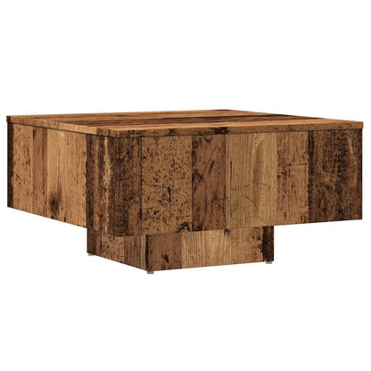 Coffee Table Old Wood 60x60x31.5 cm Engineered Wood