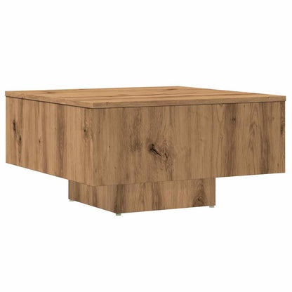 Coffee Table Artisan Oak 60x60x31.5 cm Engineered Wood