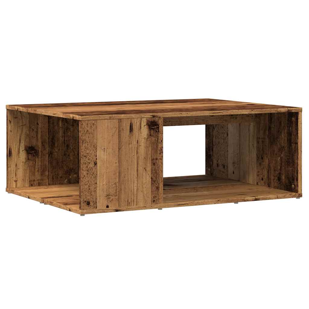 Coffee Table Old Wood 90x67x33 cm Engineered Wood