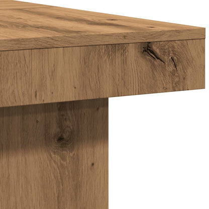 Coffee Table Artisan Oak 90x90x28 cm Engineered Wood