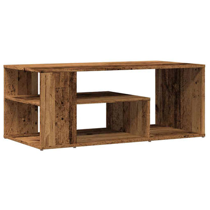 Coffee Table Old Wood 100x50x40 cm Engineered Wood