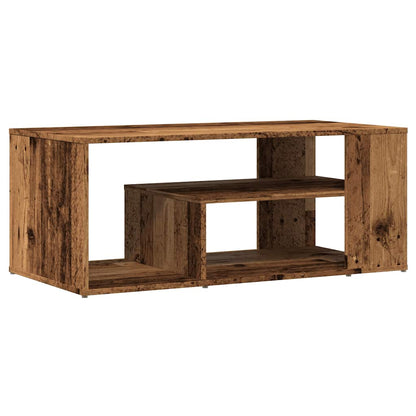 Coffee Table Old Wood 100x50x40 cm Engineered Wood