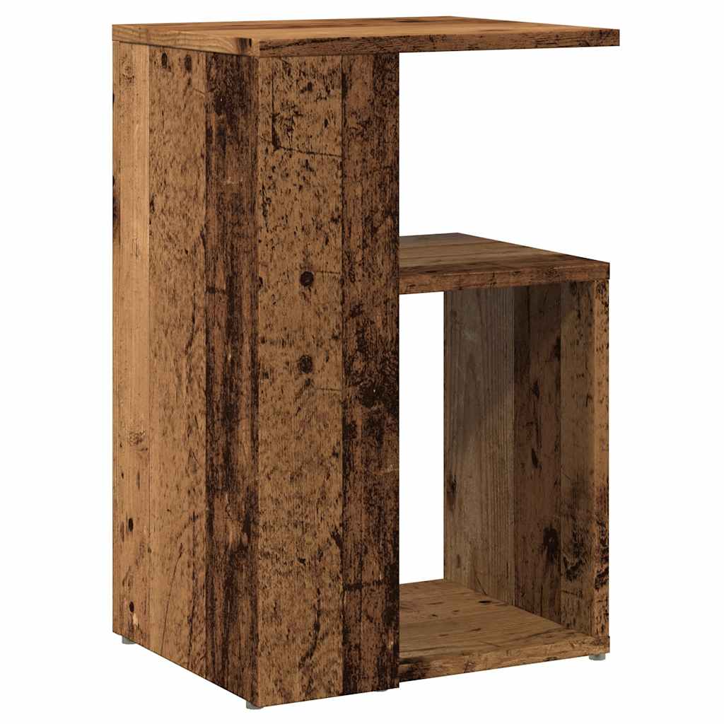 Side Table Old Wood 36x30x56 cm Engineered Wood