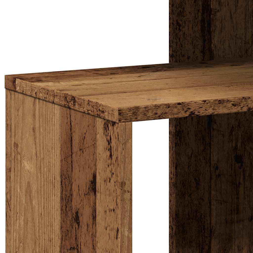 Side Table Old Wood 36x30x56 cm Engineered Wood